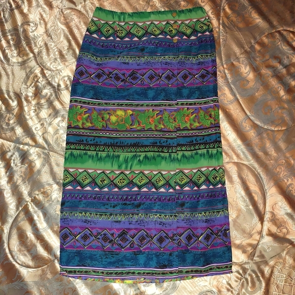 Erika Brooke Maxi Skirt L - Picture 1 of 5
